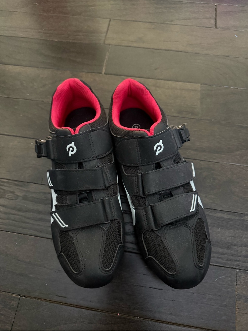 Peloton Women’s Black Cycling Shoes with black Interior
